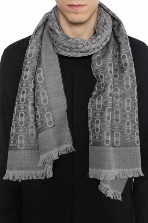 Logo-embroidered scarf, zdjęcie 2 Logo-embroidered scarf od Salvatore Ferragamo